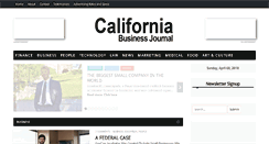 Desktop Screenshot of calbizjournal.com